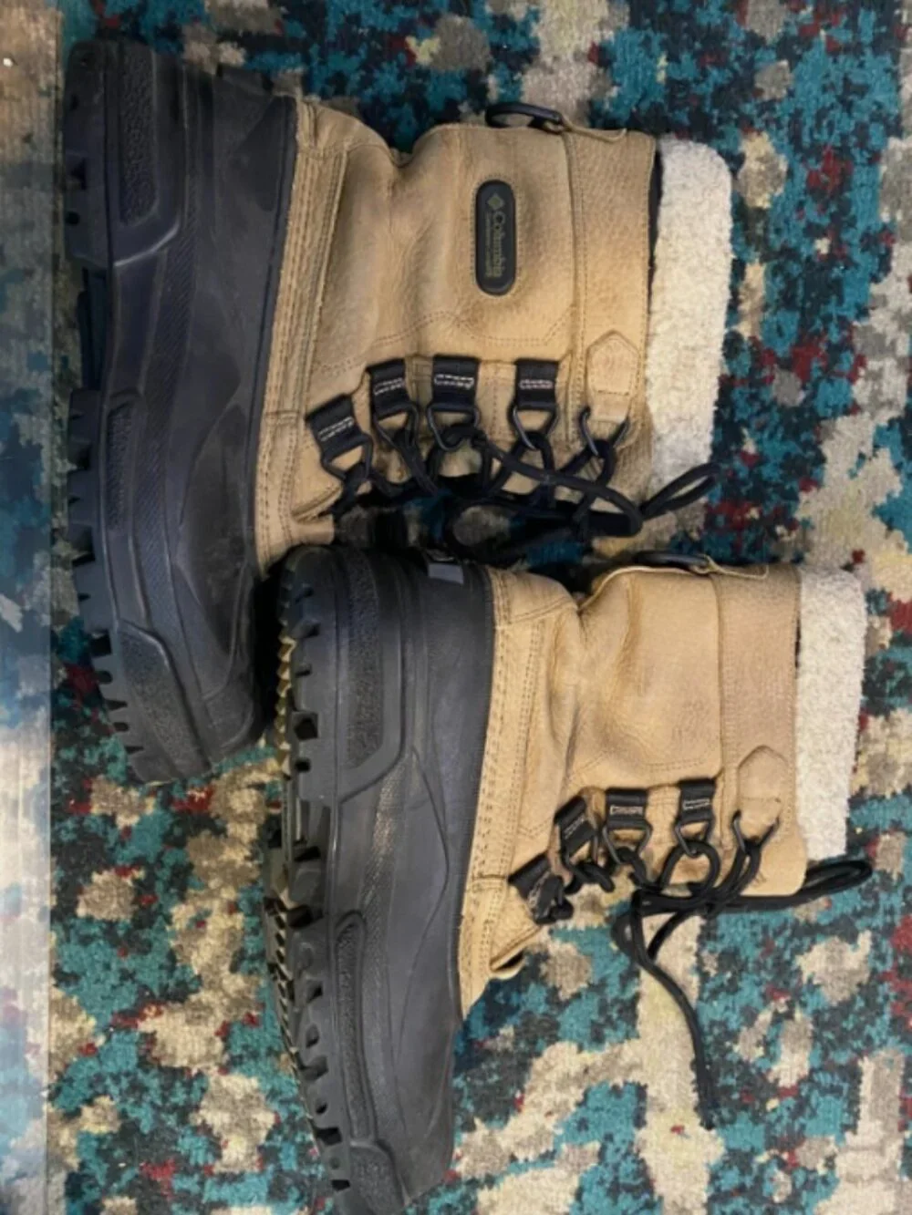 Columbia Siberiak Tan Thermolite Boots Size 9 #BL1115-258